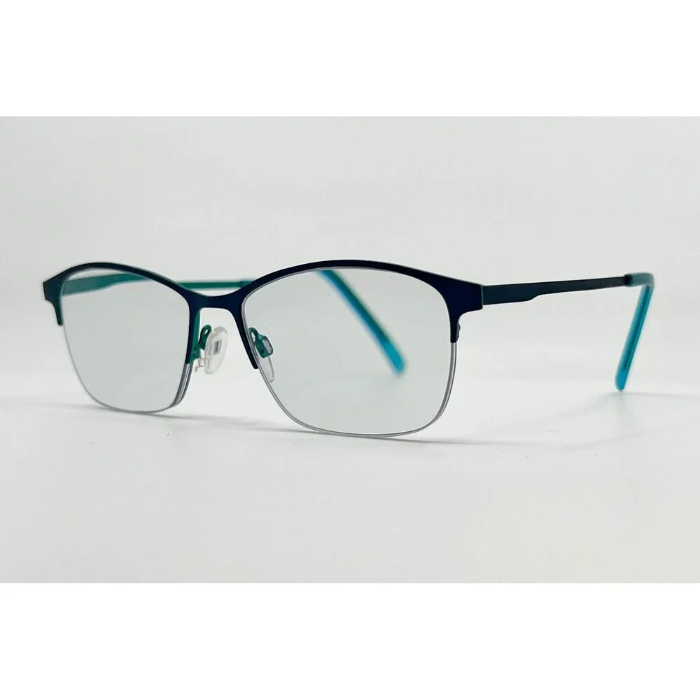 Hard Candy Eyeglasses Womens Teal HC264 Tealriffic Semi-Rimless 54-18-140